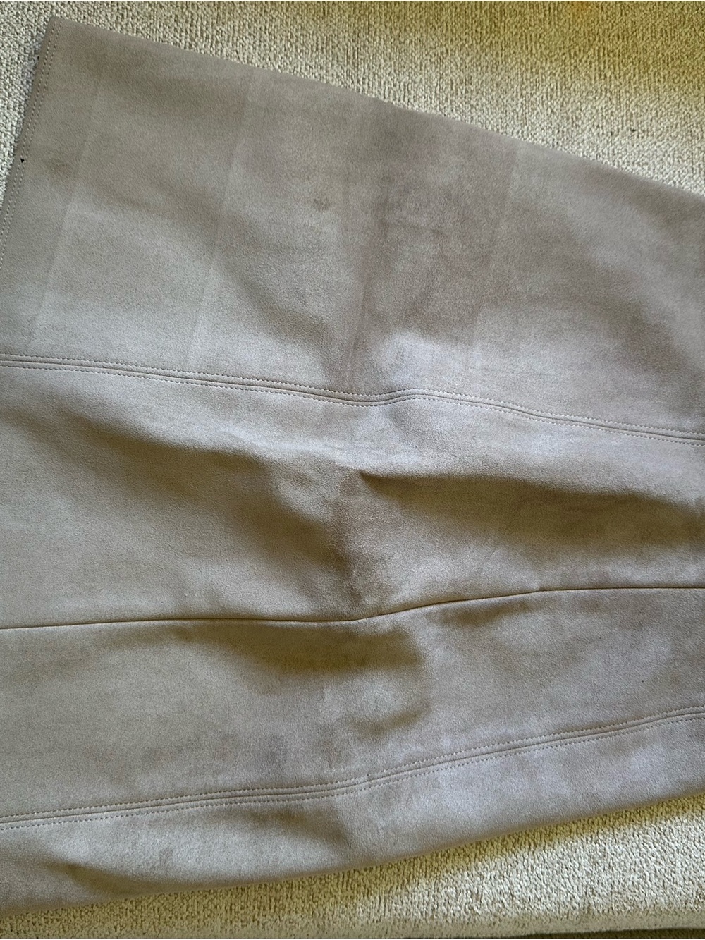 Babaton Suede Mini Skirt